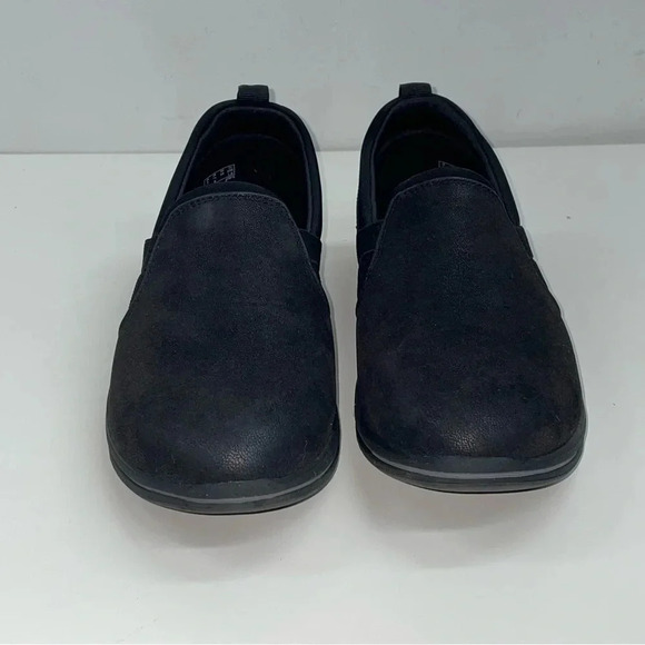 Clarks Breeze Bali Black Faux Suede Slip On Shoes Women's Size 7.5 - Picture 7 of 10